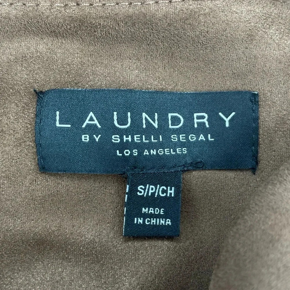 Laundry by Shelli Segal Women's Size Smal Faux Suede pull on pants - Picture 2 of 6